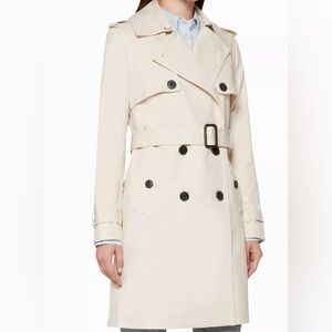 Club Monaco Beige Women's Belted Trench Coat